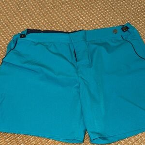 Parke & Ronen Vibrant Blue Athletic Shorts